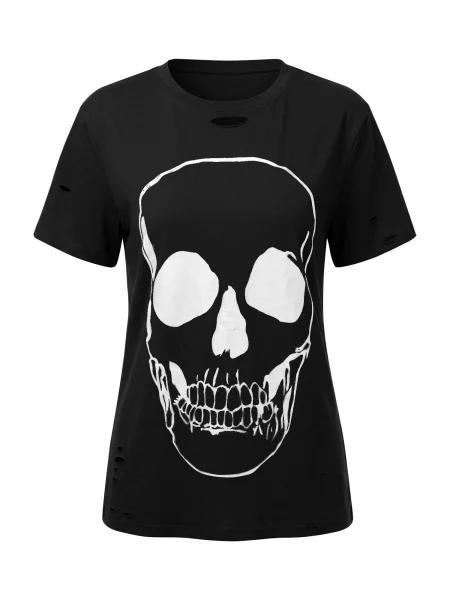 Imily Bela Tricou negru alb