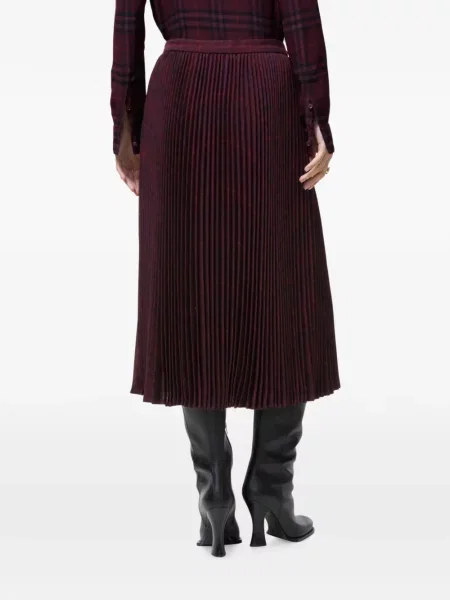 Fustă Burberry roșu