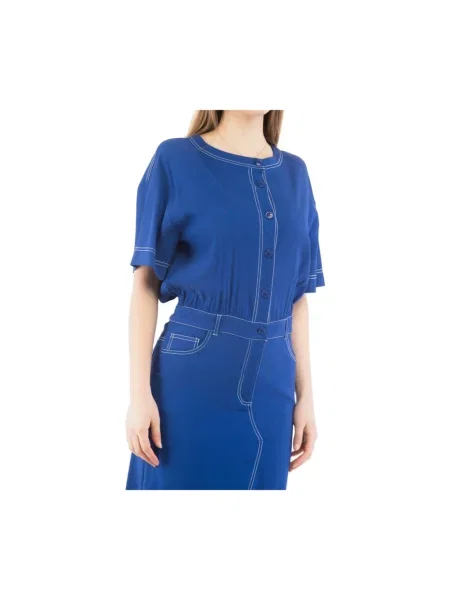 Sukienka Moschino niebieska