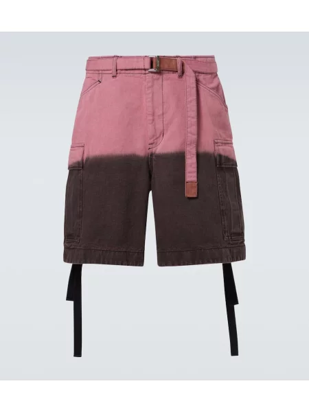 Cargo kratke hlače Sacai roza