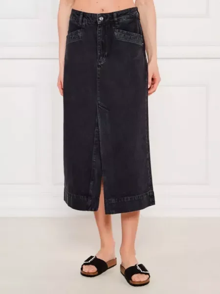 BOSS BLACK De blugi fustă SEMAIRE negru