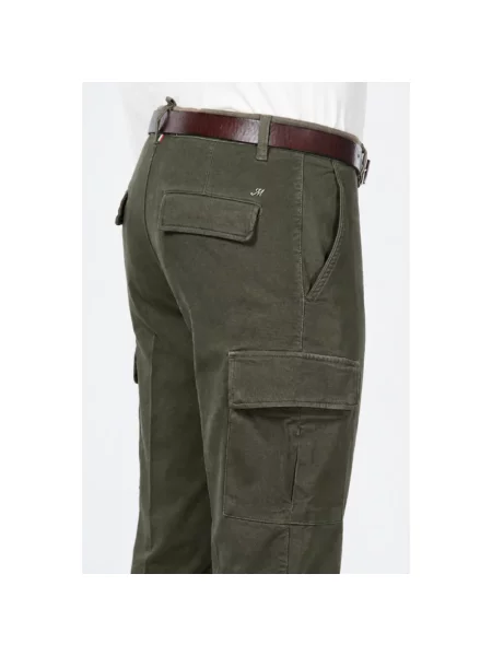 Spodnie cargo Mason's zielone