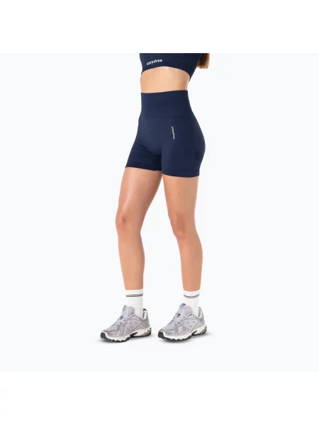 Pantaloni scurți de antrenament pentru femei Carpatree Allure Seamless midnight blue albastru