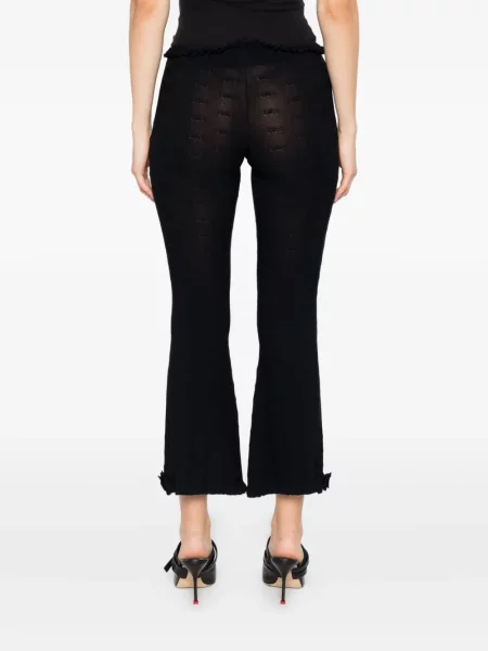 Pantaloni Balenciaga cu funde negru
