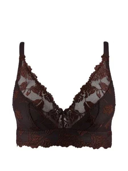 Nėriniuotas bralette tipo liemenėlė Aubade ruda