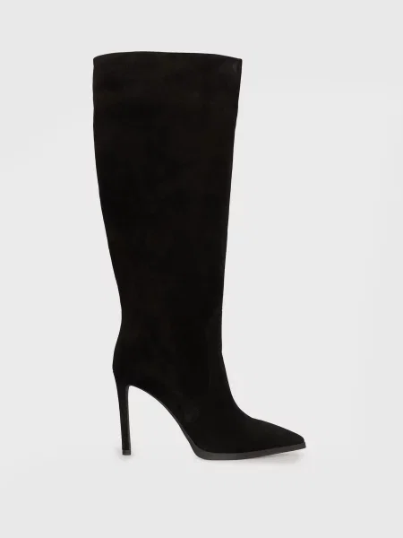 Кожаные ботфорты Prpy черные