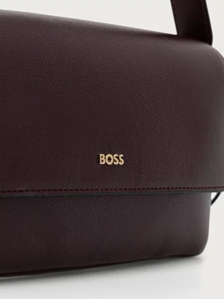 Кожаная сумка-багет Boss