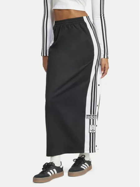 Adidas Fustă maxi adicolor Adibreak negru