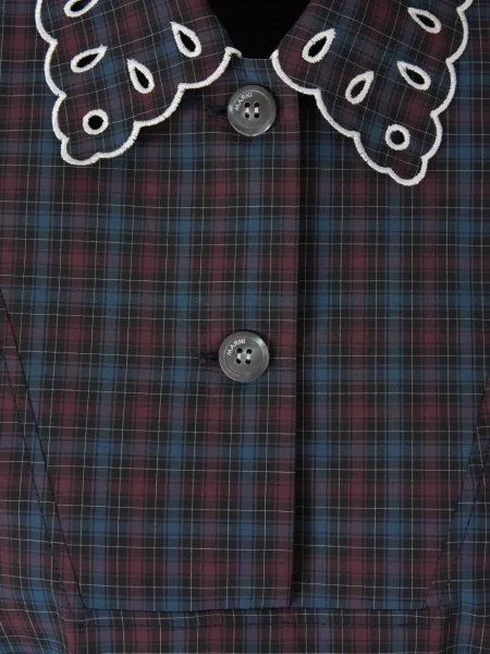 Καρό polo Marni μωβ