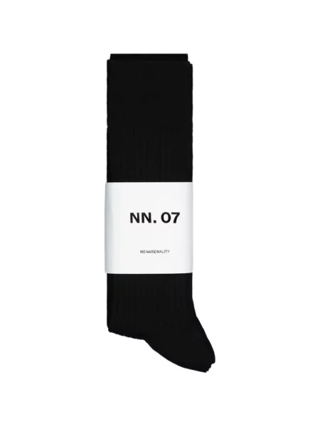 Плетени чорапи Nn07 черно