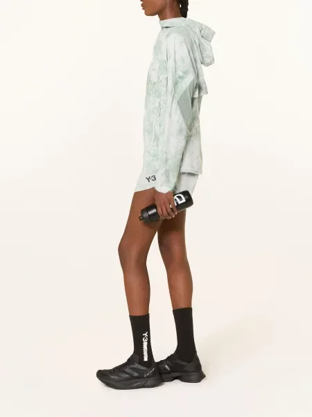 Spodenki Do Biegania 2 W 1 gruen białe