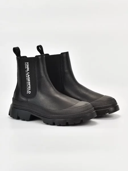Кожаные сапоги Karl Lagerfeld