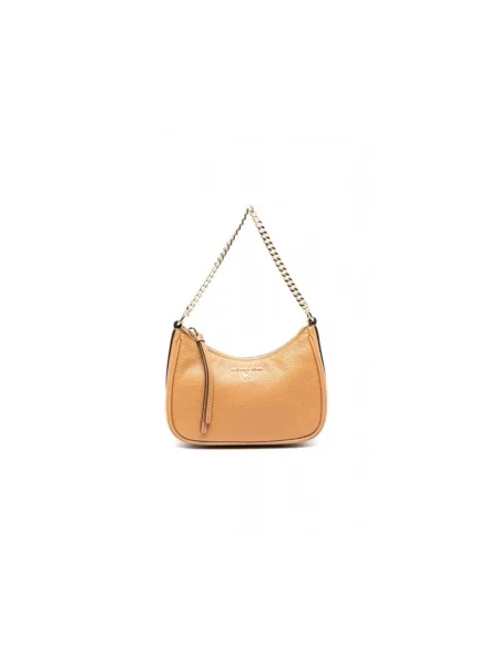 Zawieszka Michael Kors skórzana brązowa