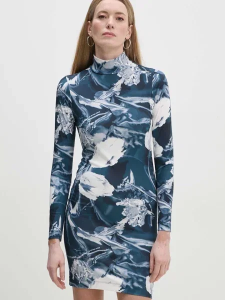 G-Star Raw sukienka mini dopasowana czarna