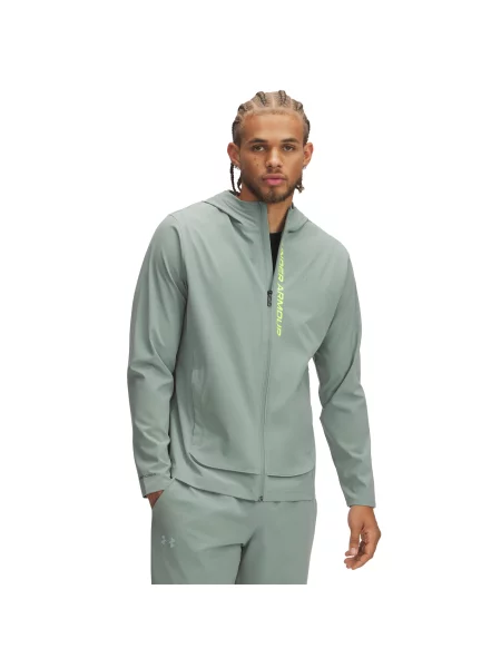 Bluza z kapturem Under Armour OutRun The Storm zielona