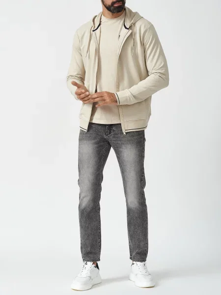 Спортивна кофта Armani Exchange бежева