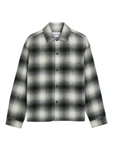 Košulja Mki Miyuki Zoku karirana crna