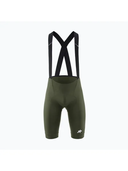 Pantaloni scurți de ciclism pentru bărbați ASSOS Equipe R Bib Shorts moss green verde