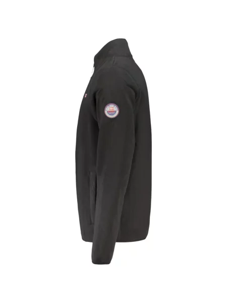 Pulover Norwegian Rain cu autograf negru