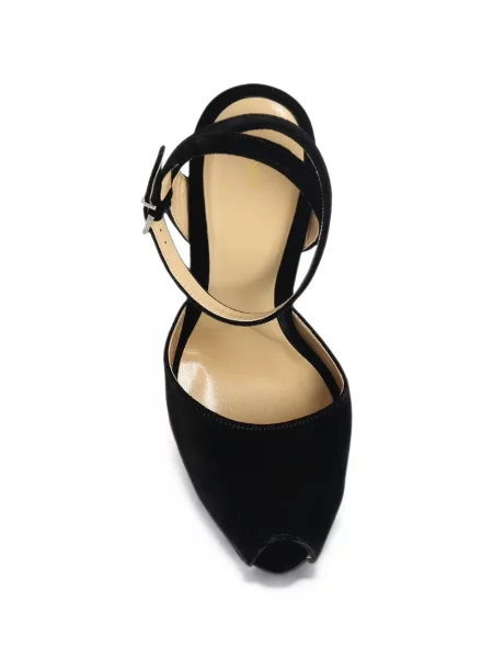 Sandale Fendi cu platformă negru