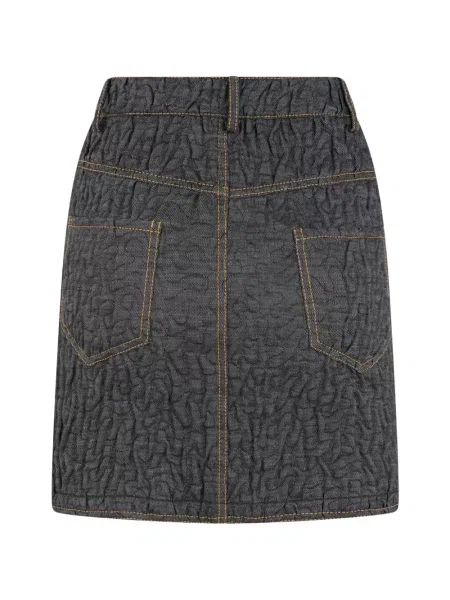 Matlasat fusta mini Moschino gri