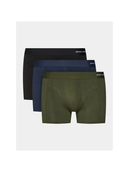 JACK & JONES Boxeralsók tengerészkék / zöld fekete
