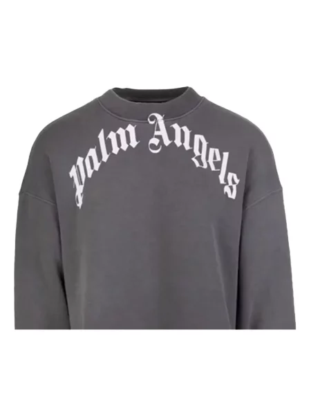 Hanorac crewneck Palm Angels negru