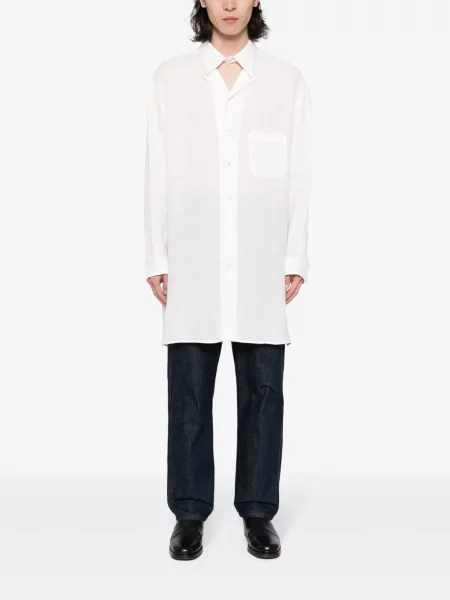 Lininė marškiniai Yohji Yamamoto balta