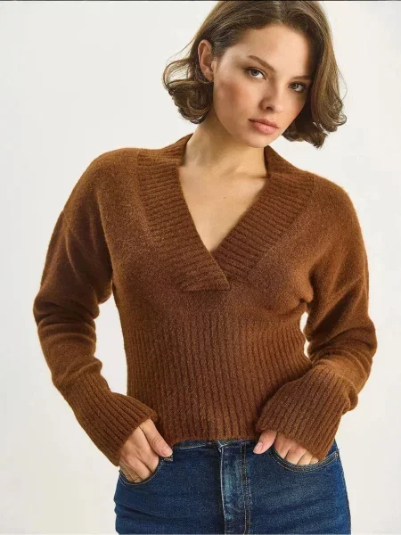 Bianco Lucci Pulover Pullover kamela