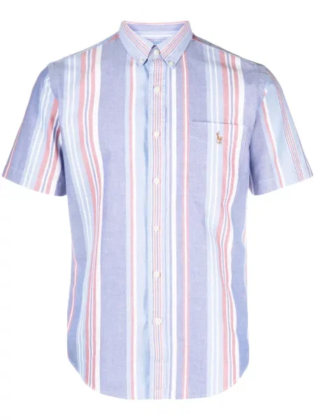 Samt tenisice Polo Ralph Lauren s herringbone uzorkom s printom plava