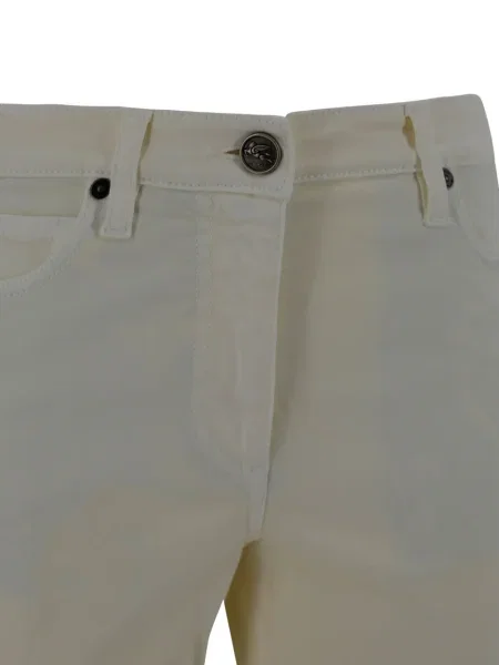 Blugi Etro cu broderie cu 5 buzunare