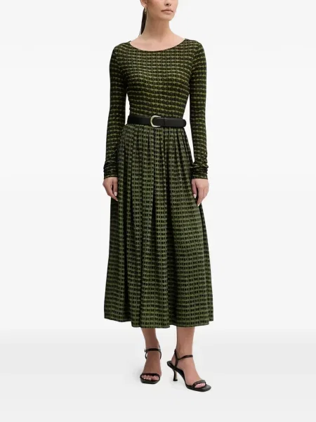 Fustă midi Benetton verde