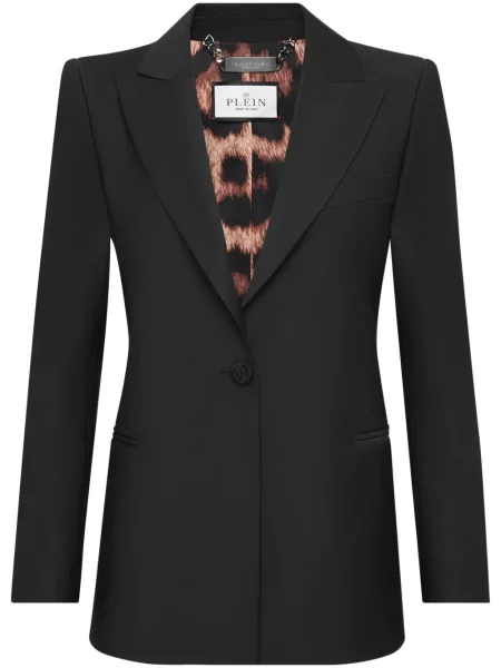 Sacou Philipp Plein de lână negru