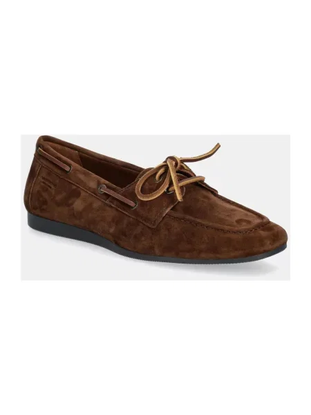 Vagabond Shoemakers mokasyny zamszowe HILLARY na płaskim brązowy