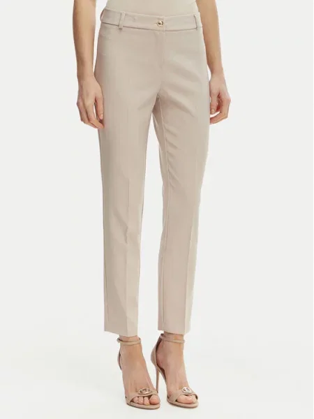 Rinascimento Spodnie materiałowe beżowy