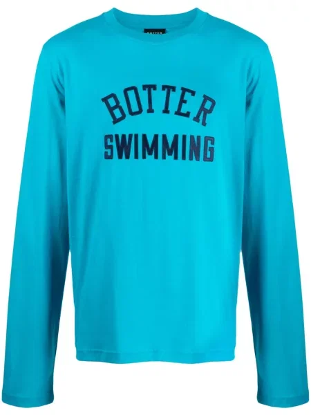 Haftowana koszulka Botter niebieska