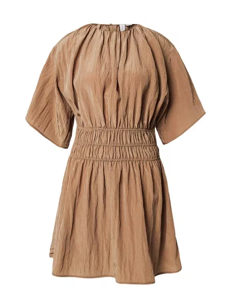 & Other Stories Rochie deschis maro