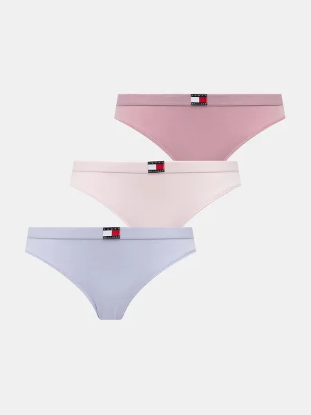 Бикини Tommy Hilfiger 3 чифта лилаво розово