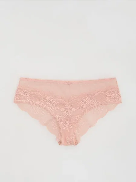 Reserved Труси-хіпстери з мереживом пильно-рожевий рожеві