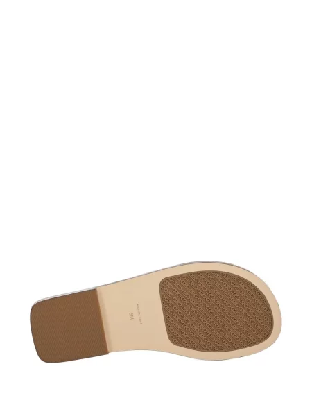 Pantaloni Michael Michael Kors din piele cu imagine cu model leopard roz