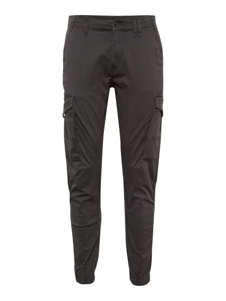 JACK & JONES Cargo hlače Paul Flake tamo siva