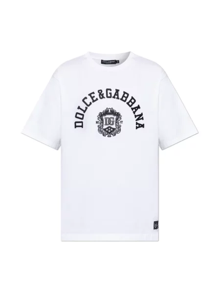 Koszulka Dolce And Gabbana z logo biała