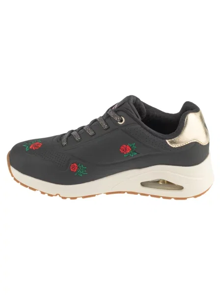 Buty sportowe Sneakersy Uno Champagne and Roses czarne