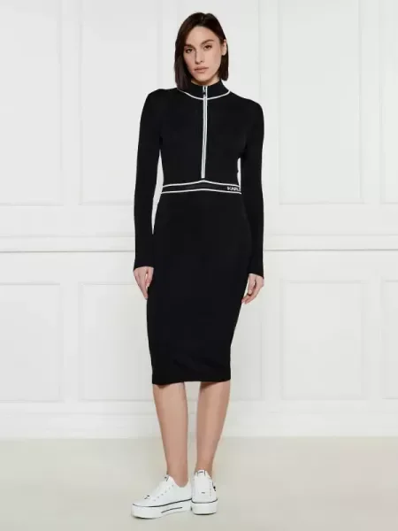 Karl Lagerfeld Rochie negru