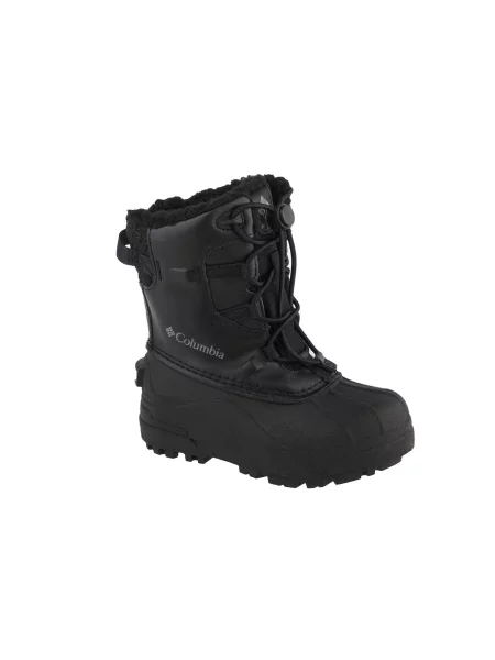 Śniegowce do wędrówek po śniegu chłopięce Columbia Bugaboot Celsius WP Snow Boot czarne