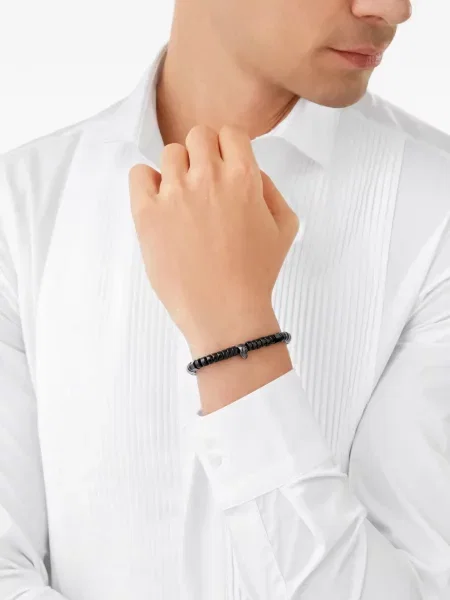 Brăţară Philipp Plein cu mărgele negru