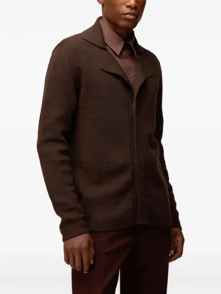 Cardigan Retori tricotate maro