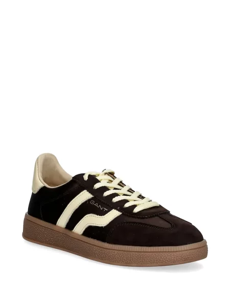 Sneakerși Gant cu dungi maro