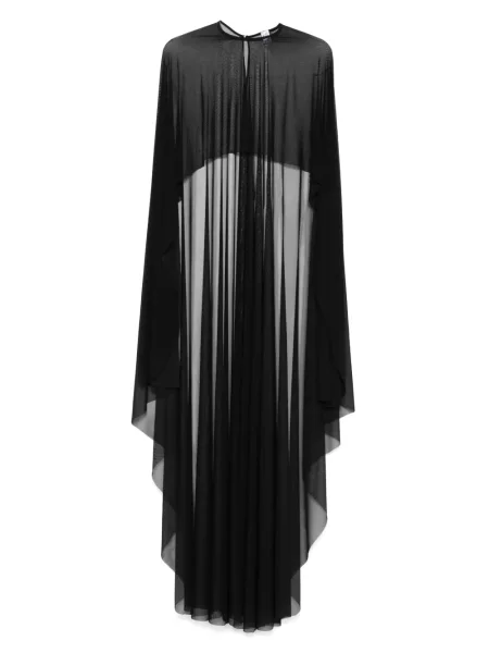 Palton Atu Body Couture transparente negru