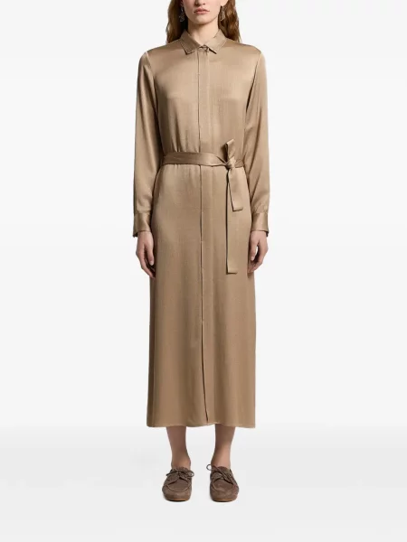 Rochie midi Peserico din satin până la genunchi de costum